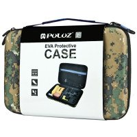 PULUZ Нейлоновая сумка EVA для креплений с ручкой армейская расцветка (L=32x22x7см) PU169