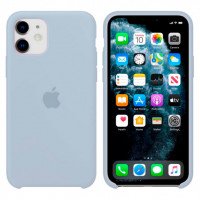 Чехол Silicone Case iPhone 11 (серо-голубой) 3765