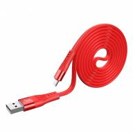 BOROFONE USB кабель micro BU18 2.4A, длина: 1.2 метра (красный) 1572 - BOROFONE USB кабель micro BU18 2.4A, длина: 1.2 метра (красный) 1572