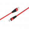 BOROFONE USB кабель Type-C BU10 3A, 1.2 метра (красный) 5288 - BOROFONE USB кабель Type-C BU10 3A, 1.2 метра (красный) 5288