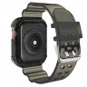 Прозрачный TPU ремешок для Apple Watch Ultra 49mm / 45mm / 44mm / 42mm (чёрный) 4957 - Прозрачный TPU ремешок для Apple Watch Ultra 49mm / 45mm / 44mm / 42mm (чёрный) 4957