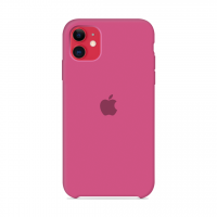 Чехол Silicone Case iPhone 11 (фуксия) 5521