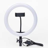 Кольцевая лампа LED ZD666 диаметр 26см + крепление + пульт, без штатива (чёрный) 4771 - Кольцевая лампа LED ZD666 диаметр 26см + крепление + пульт, без штатива (чёрный) 4771