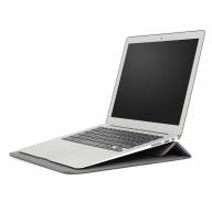 Чехол-конверт для MacBook 15&quot; горизонтальный PU кожа серии Envelope (серый) 870003 - Чехол-конверт для MacBook 15" горизонтальный PU кожа серии Envelope (серый) 870003