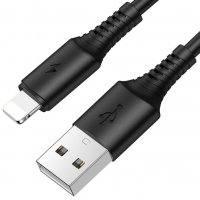 BOROFONE USB кабель lightning 8-pin BX47 2.4A, 1 метр (чёрный) 5353