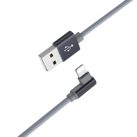 BOROFONE USB кабель 8-pin BX26 2.4A, 1 метр (серый) 2385