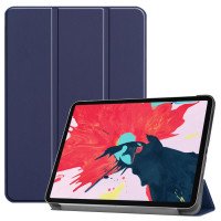 Чехол для iPad Pro 11 (2018-2020) Smart Cover серии Custer PC + кожа (тёмно-синий) 3101