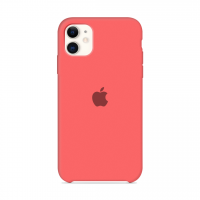 Чехол Silicone Case iPhone 11 (ярко-розовый) 5590